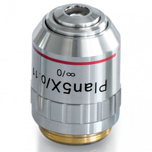 OBB-A1268 Obiettivo planacromatico Infinity (senza vetrino coprioggetti) 5.0× / 0.10